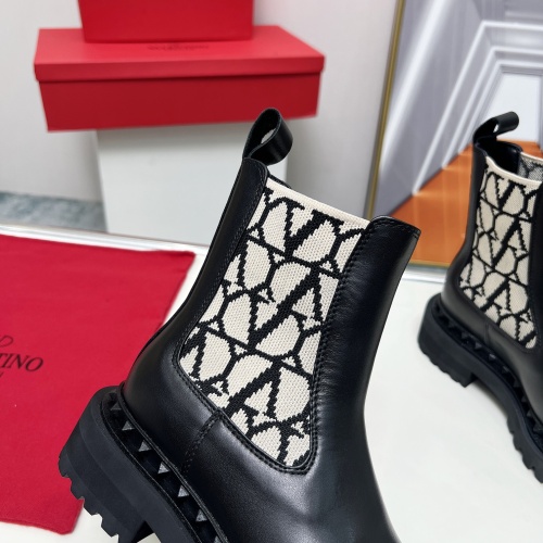 Replica Valentino Boots For Women #1258195 $105.00 USD for Wholesale