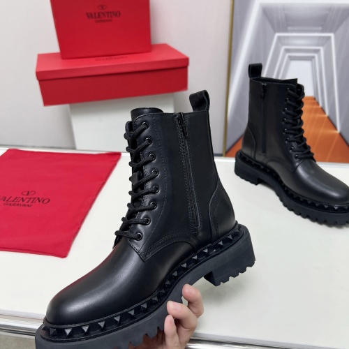 Replica Valentino Boots For Women #1258201 $112.00 USD for Wholesale