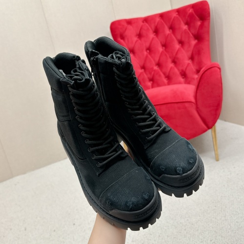 Replica Balenciaga Boots For Men #1258213 $118.00 USD for Wholesale