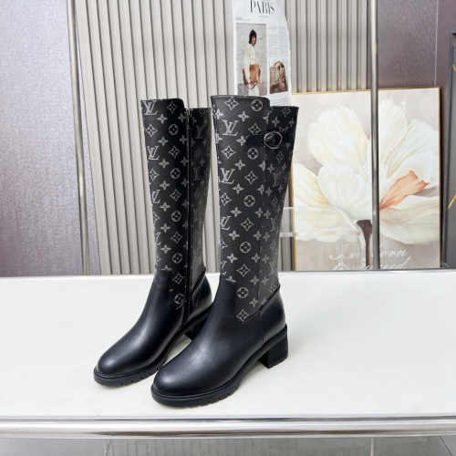 Wholesale Louis Vuitton Boots For Women #1258228 $128.00 USD, Wholesale Quality Replica Louis Vuitton Boots