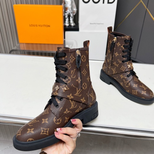 Replica Louis Vuitton Boots For Women #1258241 $105.00 USD for Wholesale