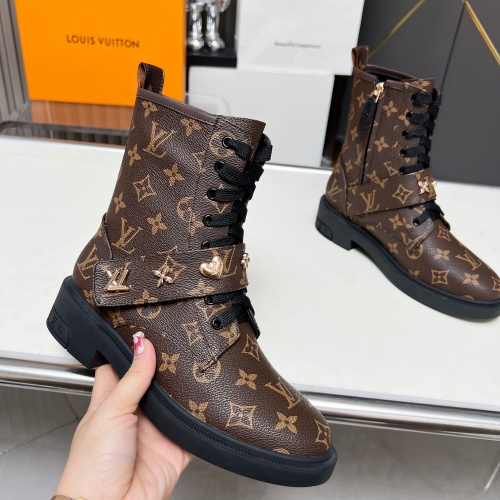 Replica Louis Vuitton Boots For Women #1258241 $105.00 USD for Wholesale