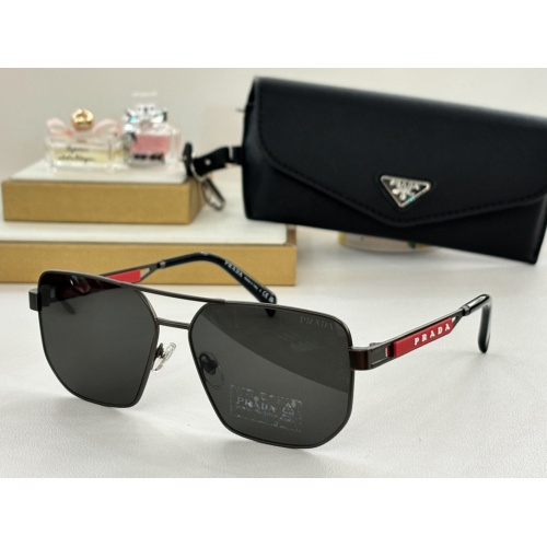 Wholesale Prada AAA Quality Sunglasses #1258257 $60.00 USD, Wholesale Quality Replica Prada AAA Quality Sunglasses