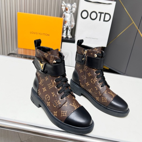 Replica Louis Vuitton Boots For Women #1258259 $105.00 USD for Wholesale