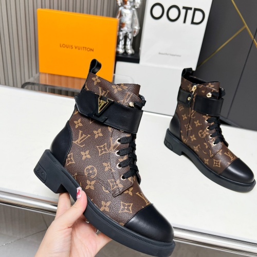 Replica Louis Vuitton Boots For Women #1258259 $105.00 USD for Wholesale