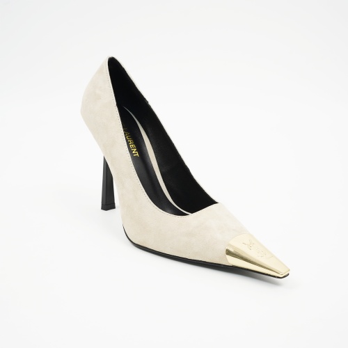 Wholesale Yves Saint Laurent YSL High-Heeled Shoes For Women #1258314 $102.00 USD, Wholesale Quality Replica Yves Saint Laurent YSL High-Heeled Shoes