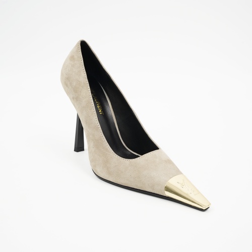 Wholesale Yves Saint Laurent YSL High-Heeled Shoes For Women #1258315 $102.00 USD, Wholesale Quality Replica Yves Saint Laurent YSL High-Heeled Shoes