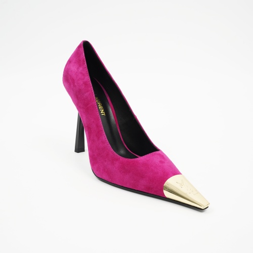 Wholesale Yves Saint Laurent YSL High-Heeled Shoes For Women #1258317 $102.00 USD, Wholesale Quality Replica Yves Saint Laurent YSL High-Heeled Shoes