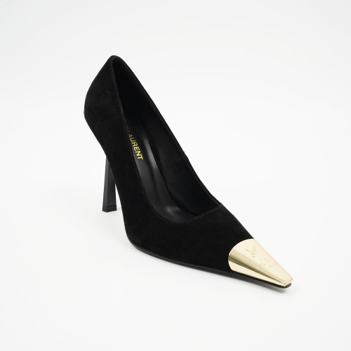 Wholesale Yves Saint Laurent YSL High-Heeled Shoes For Women #1258321 $102.00 USD, Wholesale Quality Replica Yves Saint Laurent YSL High-Heeled Shoes