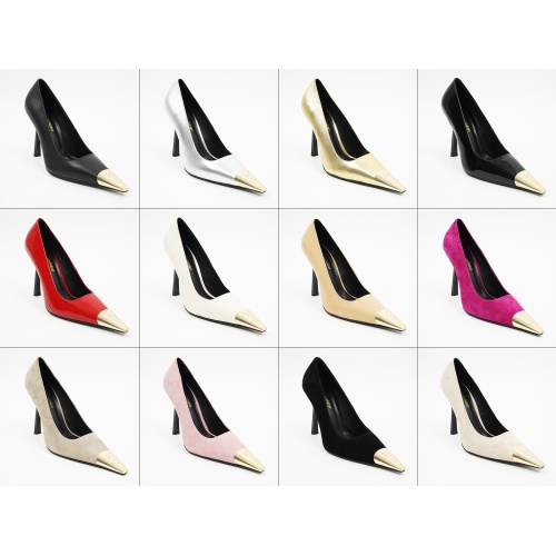 Replica Yves Saint Laurent YSL High-Heeled Shoes For Women #1258321 $102.00 USD for Wholesale