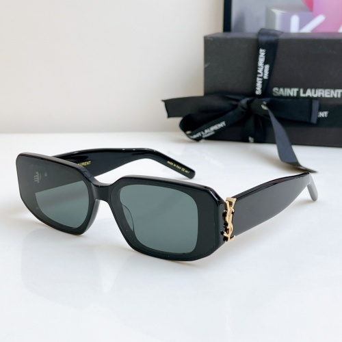 Wholesale Yves Saint Laurent YSL AAA Quality Sunglasses #1258339 $60.00 USD, Wholesale Quality Replica Yves Saint Laurent YSL AAA Quality Sunglasses