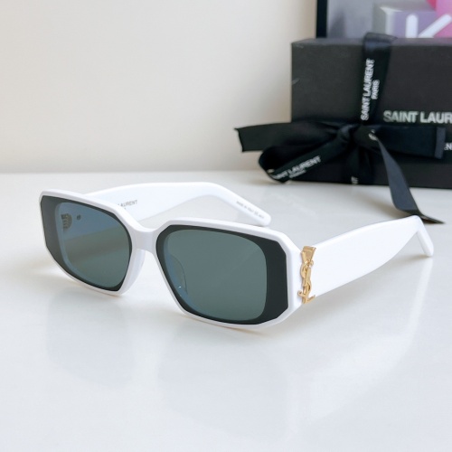 Wholesale Yves Saint Laurent YSL AAA Quality Sunglasses #1258341 $60.00 USD, Wholesale Quality Replica Yves Saint Laurent YSL AAA Quality Sunglasses