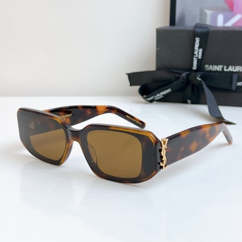 Wholesale Yves Saint Laurent YSL AAA Quality Sunglasses #1258346 $60.00 USD, Wholesale Quality Replica Yves Saint Laurent YSL AAA Quality Sunglasses