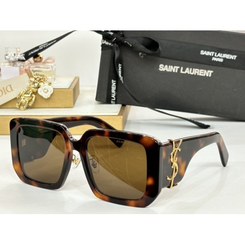 Wholesale Yves Saint Laurent YSL AAA Quality Sunglasses #1258347 $64.00 USD, Wholesale Quality Replica Yves Saint Laurent YSL AAA Quality Sunglasses