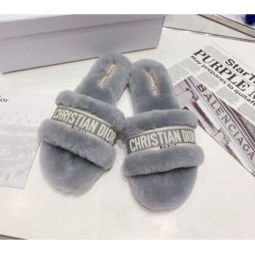 Wholesale Christian Dior Slippers For Women #1258358 $88.00 USD, Wholesale Quality Replica Christian Dior Slippers