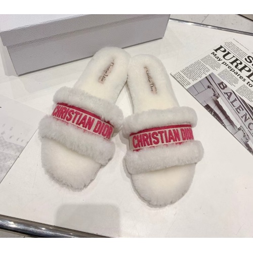 Wholesale Christian Dior Slippers For Women #1258359 $88.00 USD, Wholesale Quality Replica Christian Dior Slippers