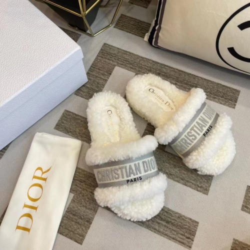 Wholesale Christian Dior Slippers For Women #1258360 $85.00 USD, Wholesale Quality Replica Christian Dior Slippers