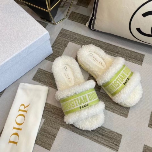 Wholesale Christian Dior Slippers For Women #1258362 $85.00 USD, Wholesale Quality Replica Christian Dior Slippers