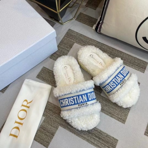 Wholesale Christian Dior Slippers For Women #1258363 $85.00 USD, Wholesale Quality Replica Christian Dior Slippers