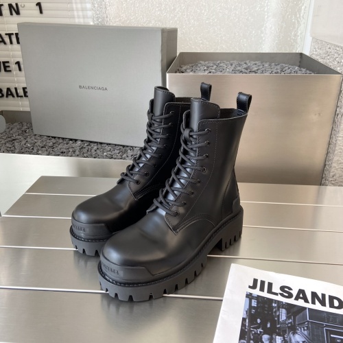 Wholesale Balenciaga Boots For Women #1258371 $125.00 USD, Wholesale Quality Replica Balenciaga Boots