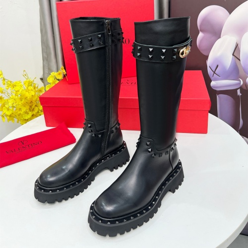 Wholesale Valentino Boots For Women #1258390 $155.00 USD, Wholesale Quality Replica Valentino Boots