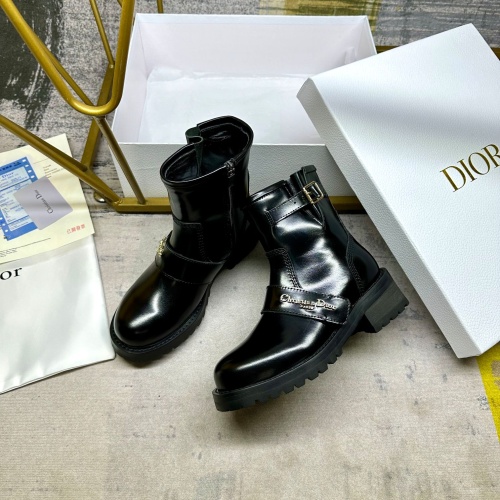 Replica Christian Dior Boots For Women #1258398 $112.00 USD for Wholesale