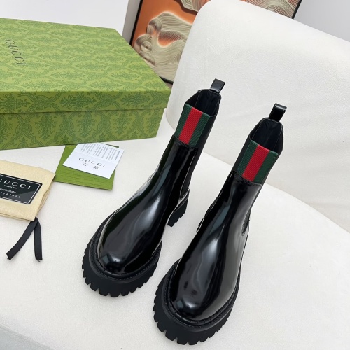 Replica Gucci Boots For Women #1258401 $108.00 USD for Wholesale