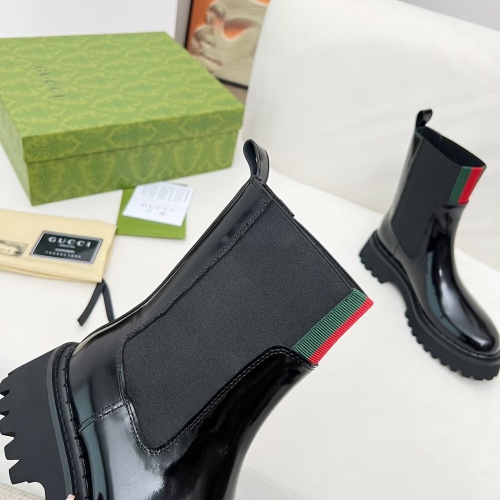 Replica Gucci Boots For Women #1258401 $108.00 USD for Wholesale