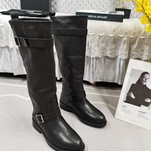 Replica Yves Saint Laurent YSL Boots For Women #1258403 $235.00 USD for Wholesale