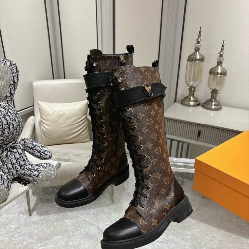 Wholesale Louis Vuitton Boots For Women #1258410 $132.00 USD, Wholesale Quality Replica Louis Vuitton Boots