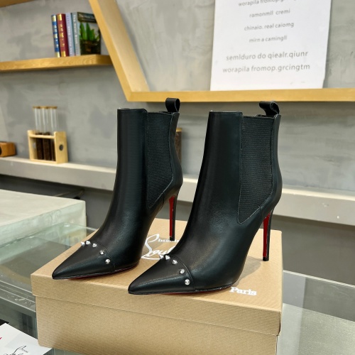 Wholesale Christian Louboutin Boots For Women #1258411 $140.00 USD, Wholesale Quality Replica Christian Louboutin Boots