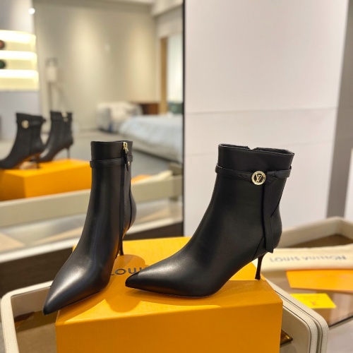 Wholesale Louis Vuitton Boots For Women #1258421 $150.00 USD, Wholesale Quality Replica Louis Vuitton Boots