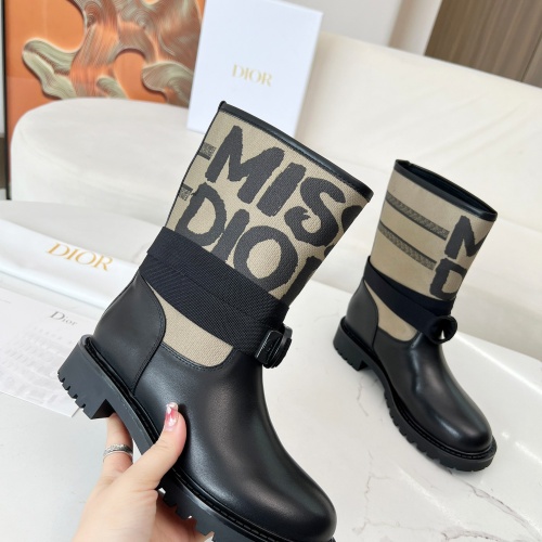 Replica Christian Dior Boots For Women #1258478 $108.00 USD for Wholesale