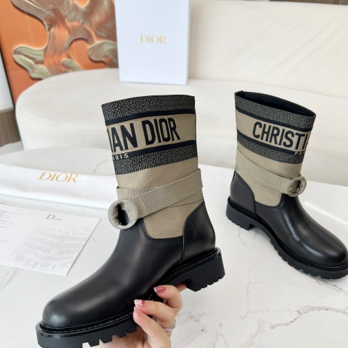 Replica Christian Dior Boots For Women #1258480 $108.00 USD for Wholesale