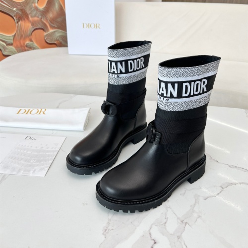 Wholesale Christian Dior Boots For Women #1258482 $108.00 USD, Wholesale Quality Replica Christian Dior Boots