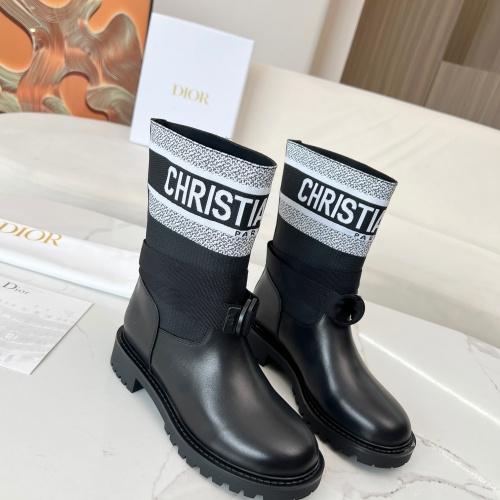 Replica Christian Dior Boots For Women #1258482 $108.00 USD for Wholesale