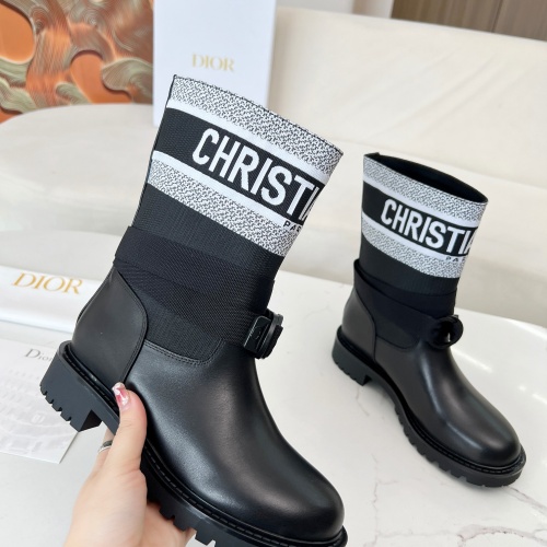 Replica Christian Dior Boots For Women #1258482 $108.00 USD for Wholesale