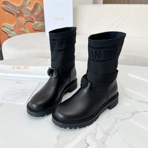 Wholesale Christian Dior Boots For Women #1258483 $108.00 USD, Wholesale Quality Replica Christian Dior Boots