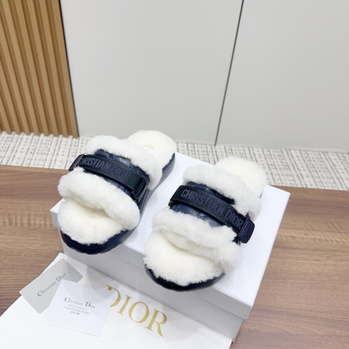 Wholesale Christian Dior Slippers For Women #1258485 $96.00 USD, Wholesale Quality Replica Christian Dior Slippers