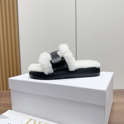 Replica Christian Dior Slippers For Women #1258486 $96.00 USD for Wholesale