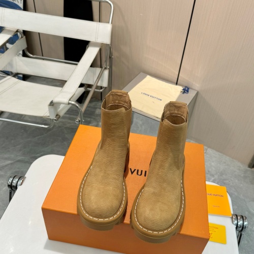 Replica Louis Vuitton Boots For Women #1258497 $150.00 USD for Wholesale