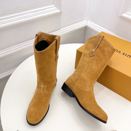 Replica Louis Vuitton Boots For Women #1258510 $158.00 USD for Wholesale