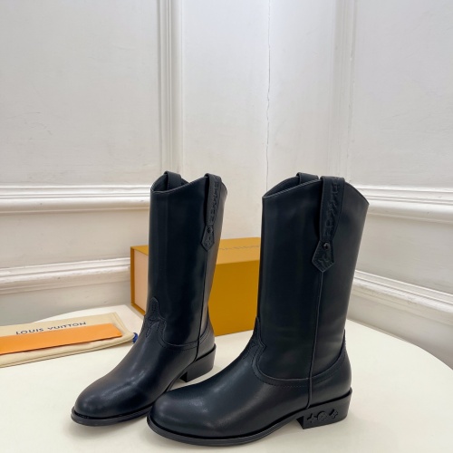 Wholesale Louis Vuitton Boots For Women #1258519 $158.00 USD, Wholesale Quality Replica Louis Vuitton Boots