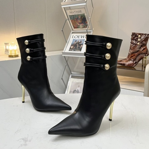 Replica Balmain Boots For Women #1258537 $108.00 USD for Wholesale