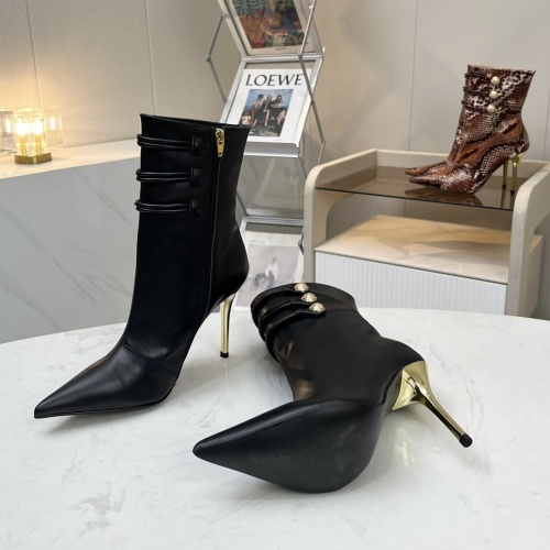 Replica Balmain Boots For Women #1258537 $108.00 USD for Wholesale