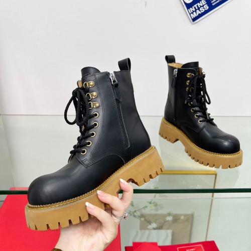 Replica Valentino Boots For Women #1258541 $112.00 USD for Wholesale