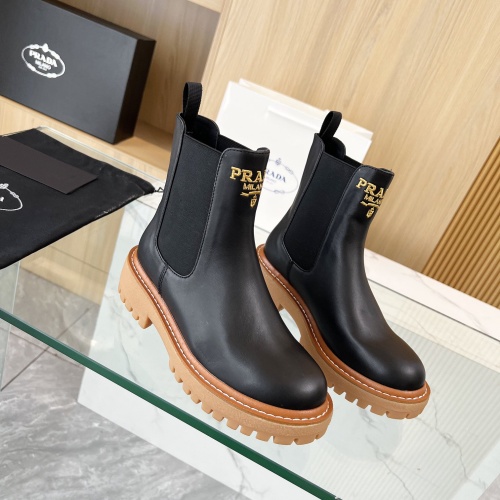 Wholesale Prada Boots For Women #1258574 $112.00 USD, Wholesale Quality Replica Prada Boots