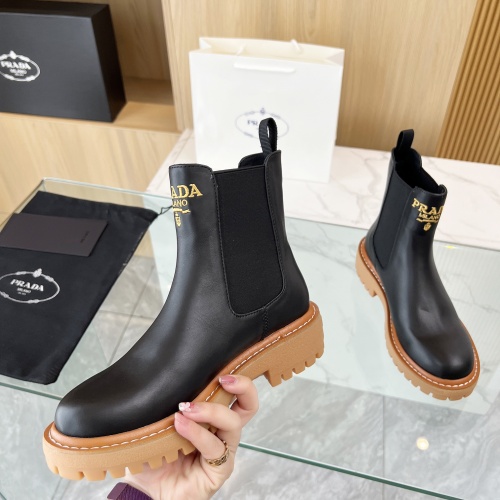 Replica Prada Boots For Women #1258574 $112.00 USD for Wholesale