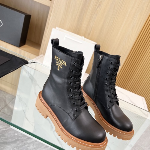 Wholesale Prada Boots For Women #1258575 $112.00 USD, Wholesale Quality Replica Prada Boots