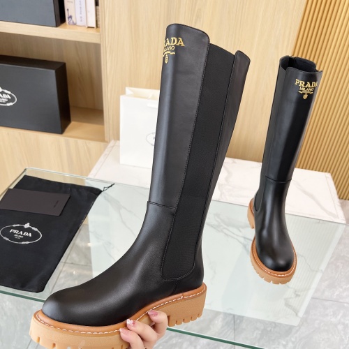 Replica Prada Boots For Women #1258583 $140.00 USD for Wholesale